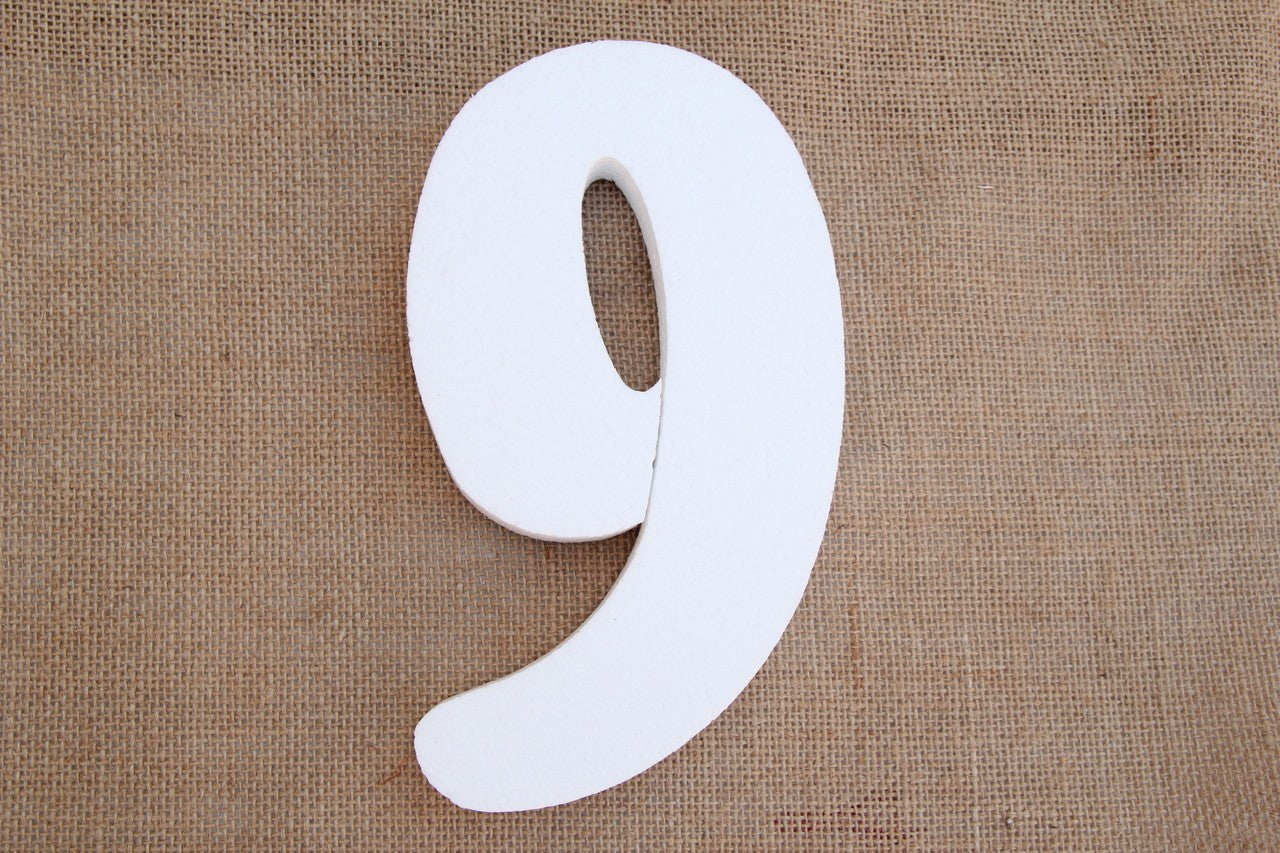 5" Foam Numbers (0 thru 9) - Americasfavors