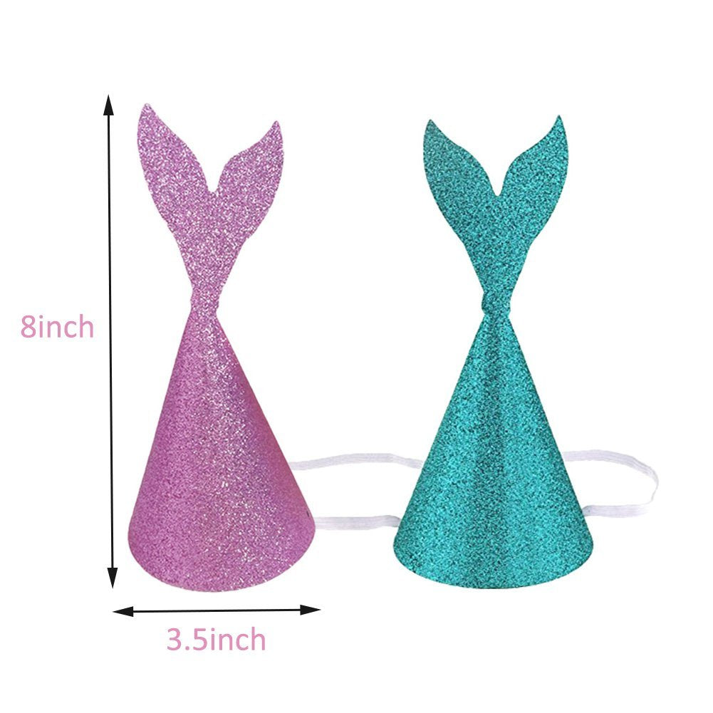 Mermaid Birthday Theme Set Banner, Balloons, Pom Pom & Tassels Party Decorations