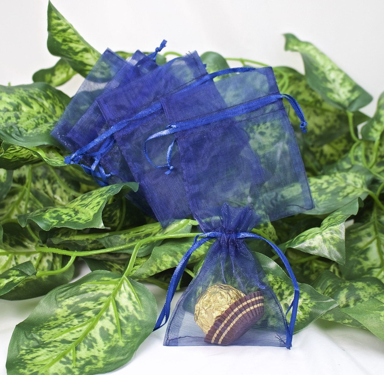 3"x 4" Organza Pouches (12 pieces) - Americasfavors