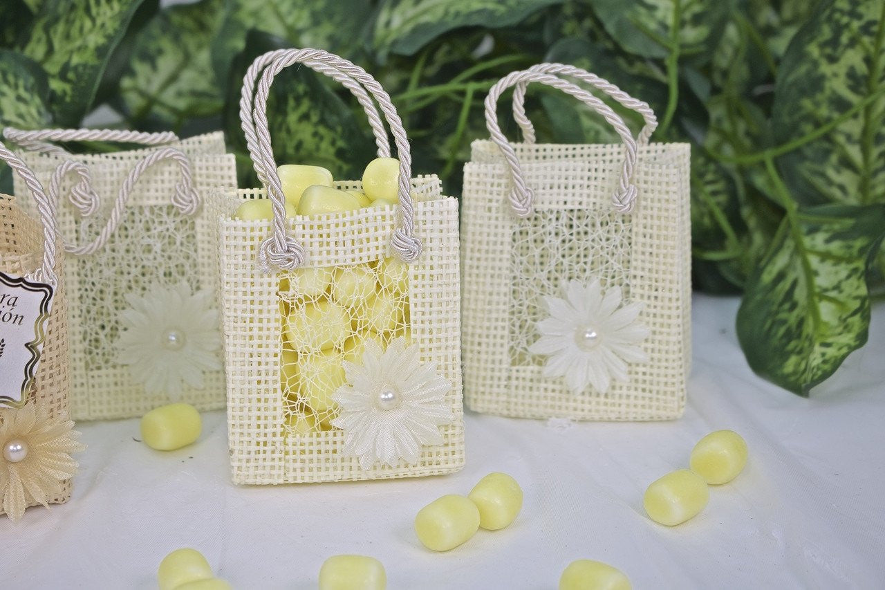 Square Tote Bag w/ Mesh (12 pieces) - Americasfavors