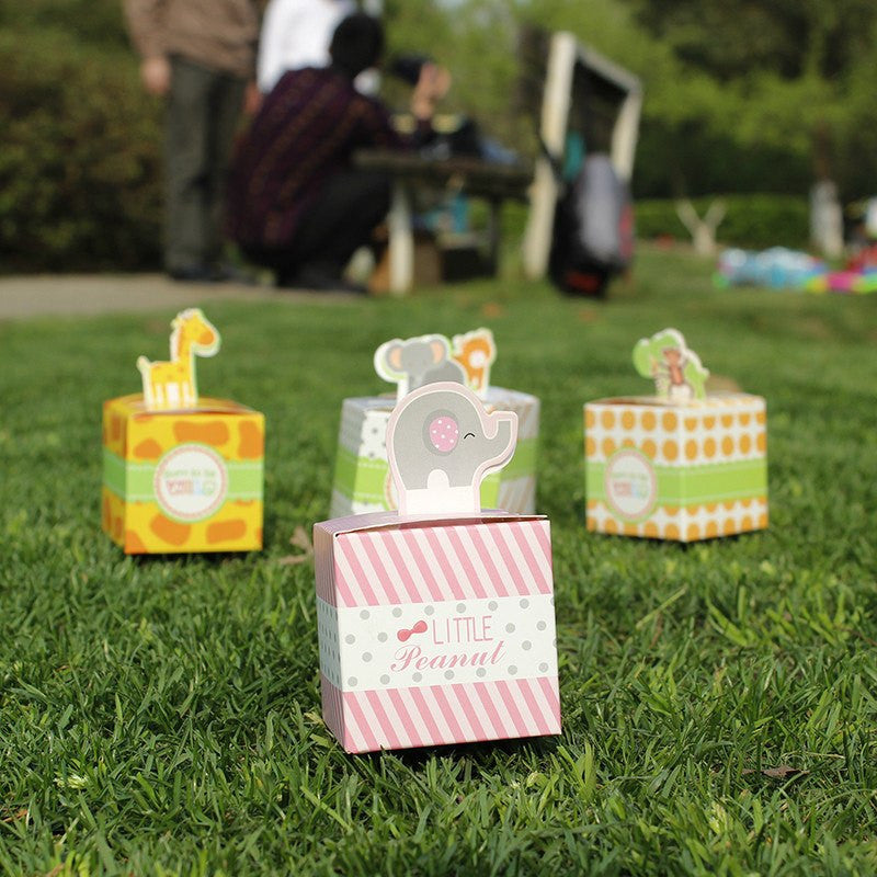 Baby Shower Little Peanut Elephant Favor Boxes (12 pieces) - Americasfavors