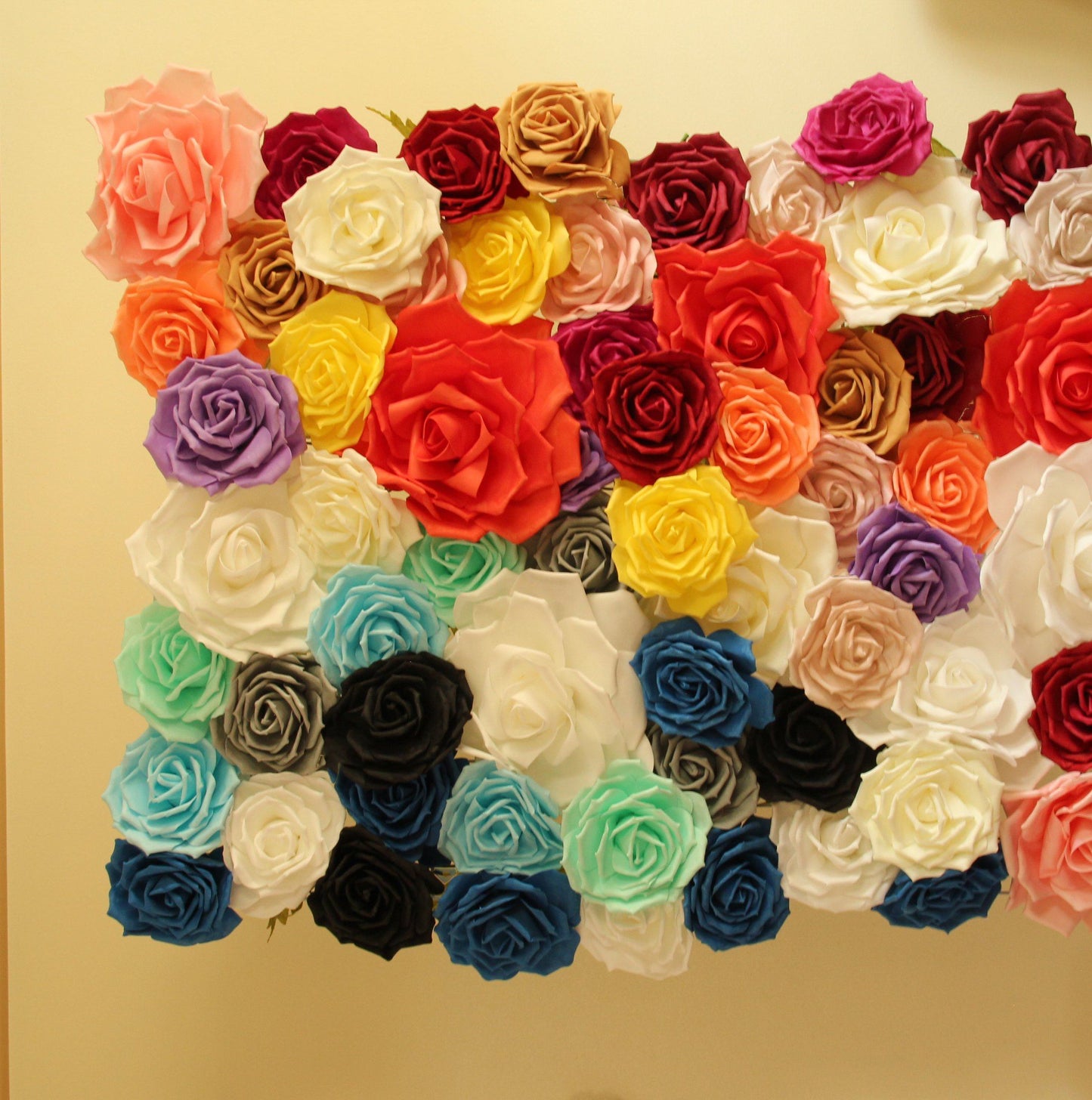 10", 14" & 18" Rose Foam Flowers (Multiple Colors) (1 piece)