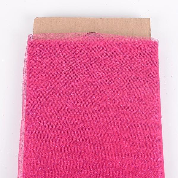 Fuchsia Glitter Tulle 54" x 10 Yards