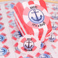24 pcs (Sm) or 12 pcs (Lg)-Nautical Stickers (Ahoy! Baby on Board)