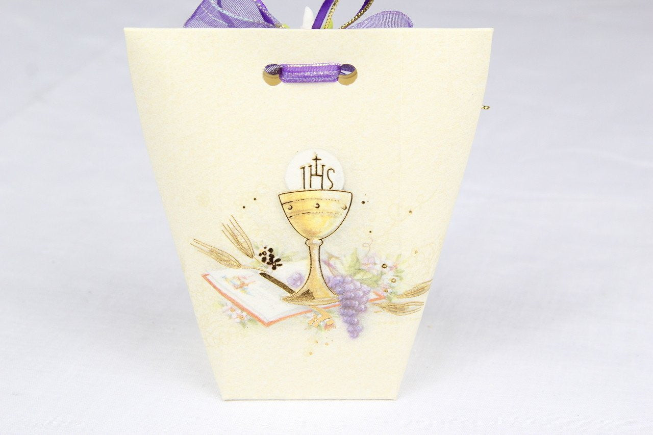 12 pcs-Communion Wine & Grape Envelope Box