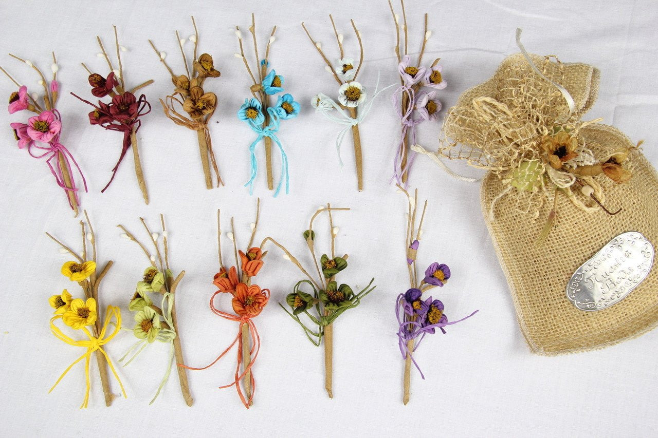 12 pcs-Small Hard Daisy Flower