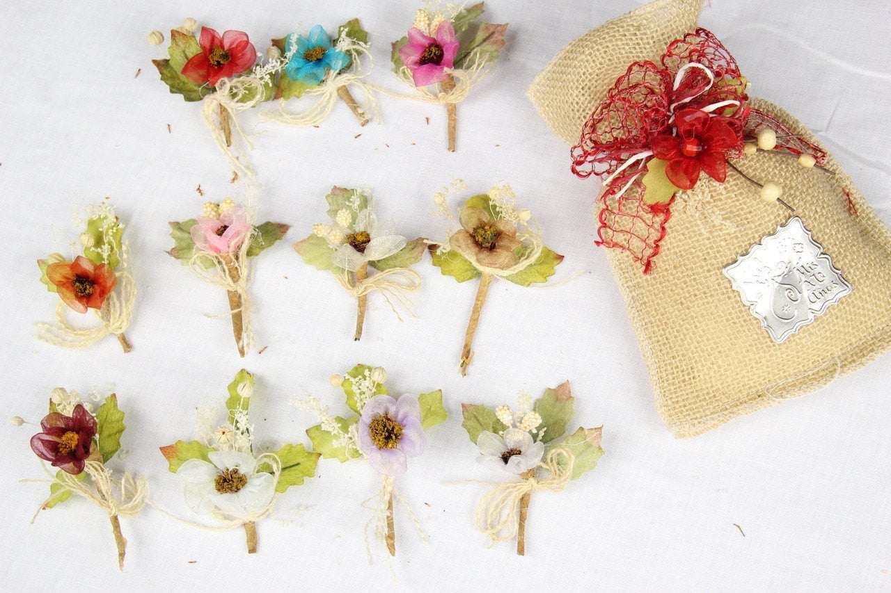 12 pcs-Short Soft Daisy Flowers