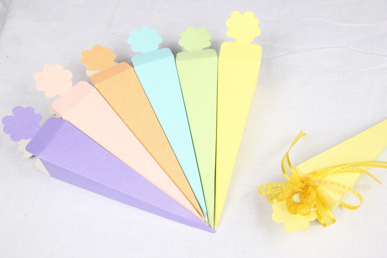 12 pcs-Italian Cone Box