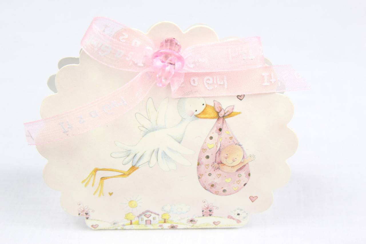 12 pcs-Baby Stork Shell Box