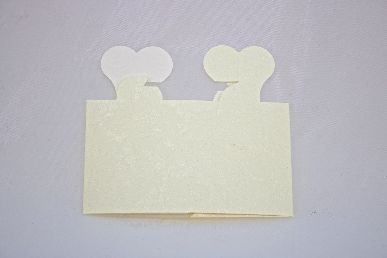 12 pcs- Italian White or Ivory Dome Flower Favor Box
