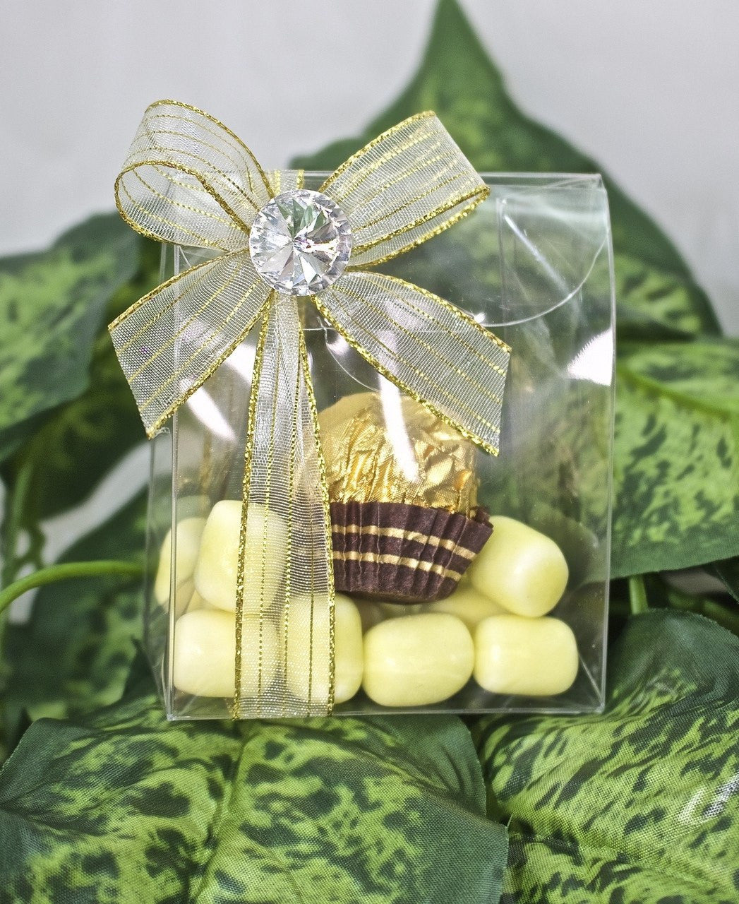 12 pcs- Clear High Treat Purse Box