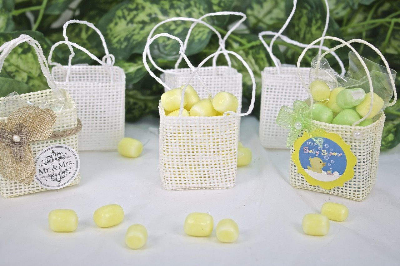 12 pcs-Square Tote Bag w/out bow