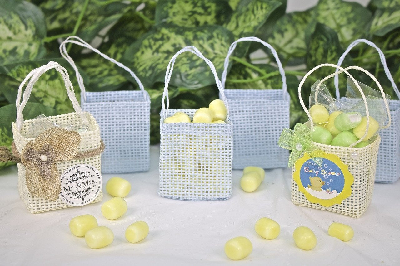 12 pcs-Square Tote Bag w/out bow