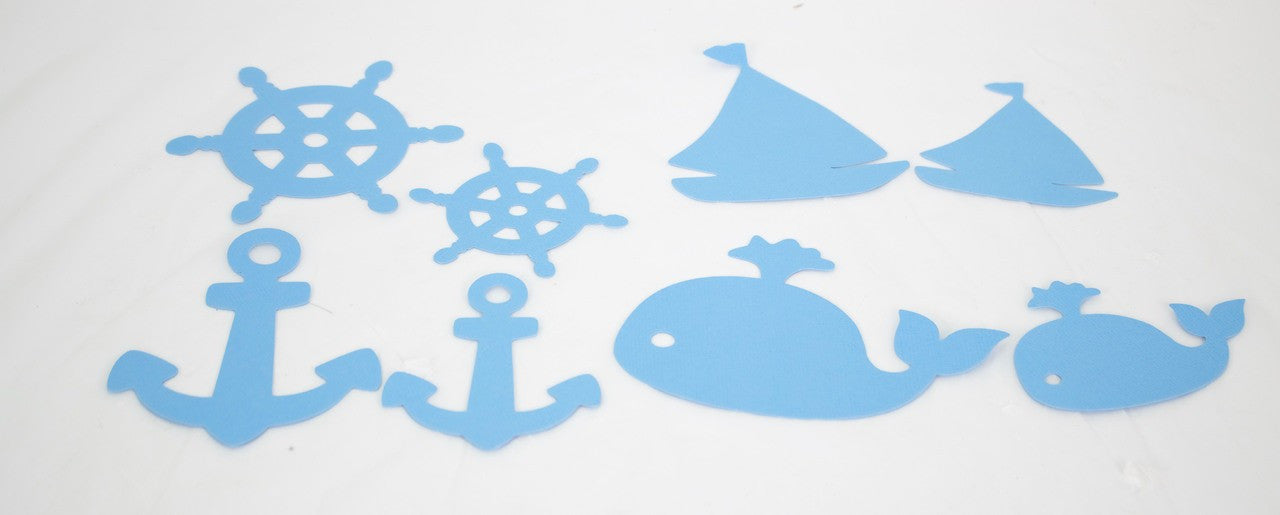 1 piece- Nautical Die-Cuts (Blue)