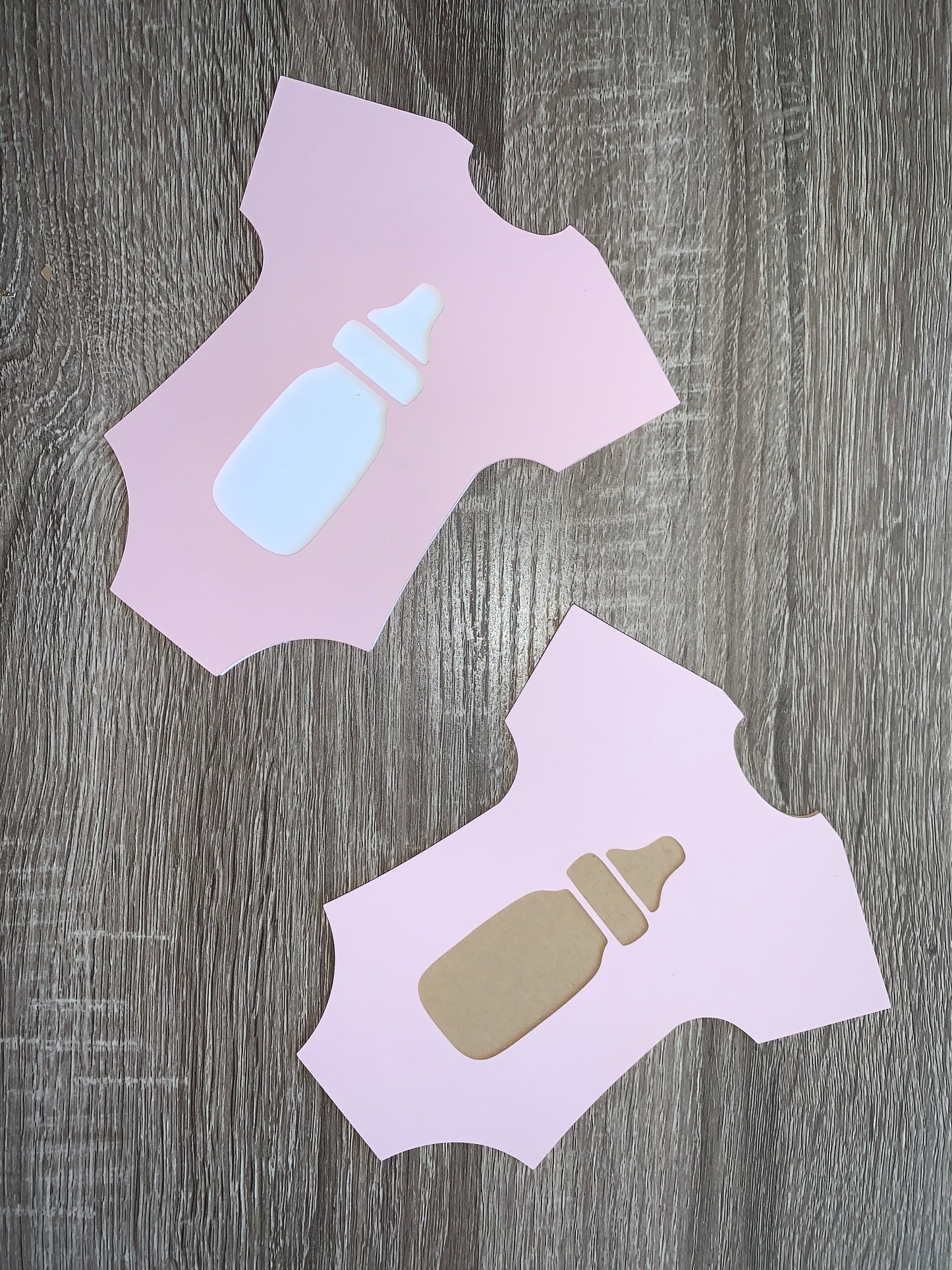 Baby Shower Onesie Diecut, Set of 6