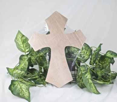 1 pc- 6" Wooden Cross