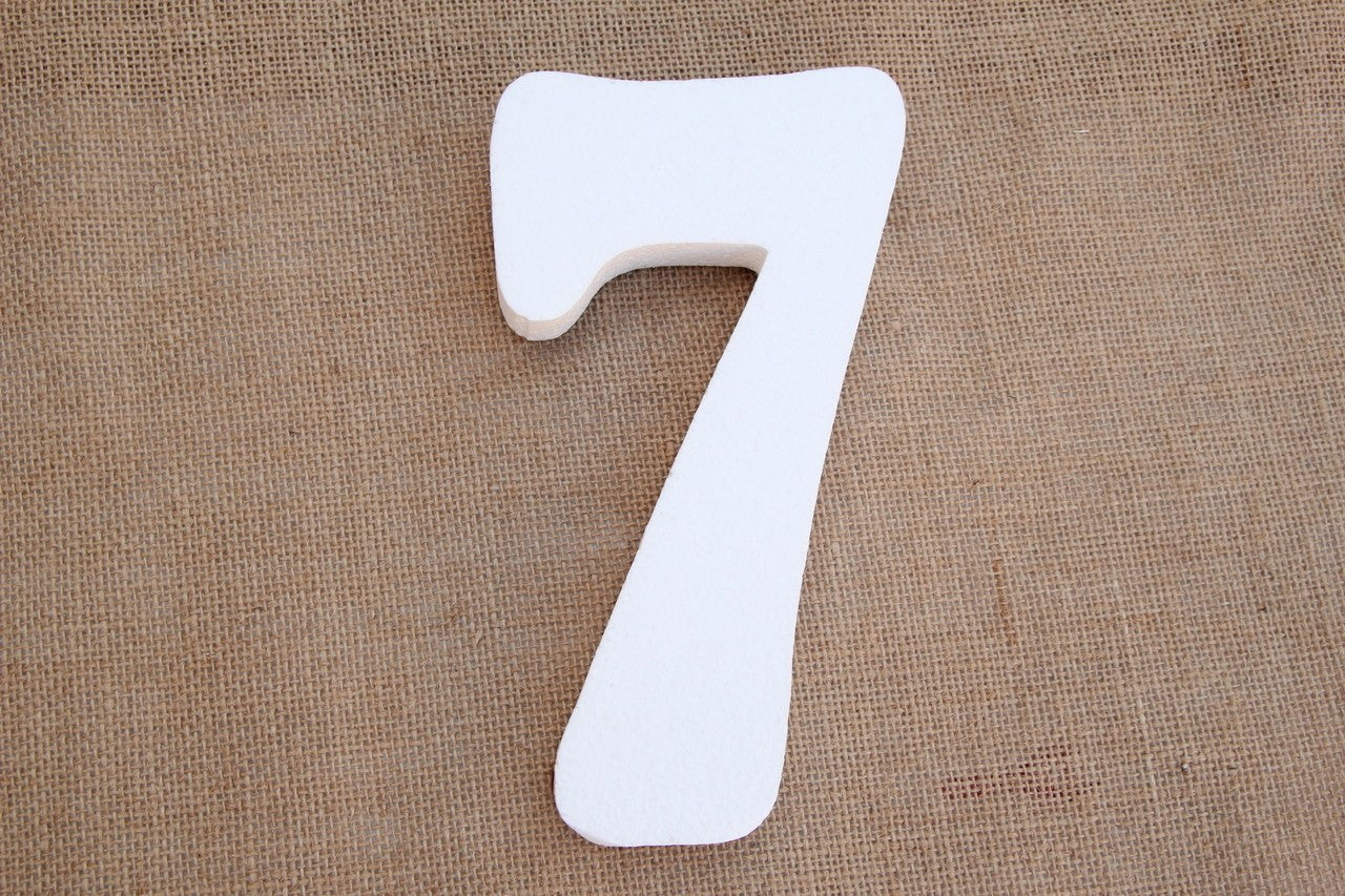 5" Foam Numbers (0 thru 9)