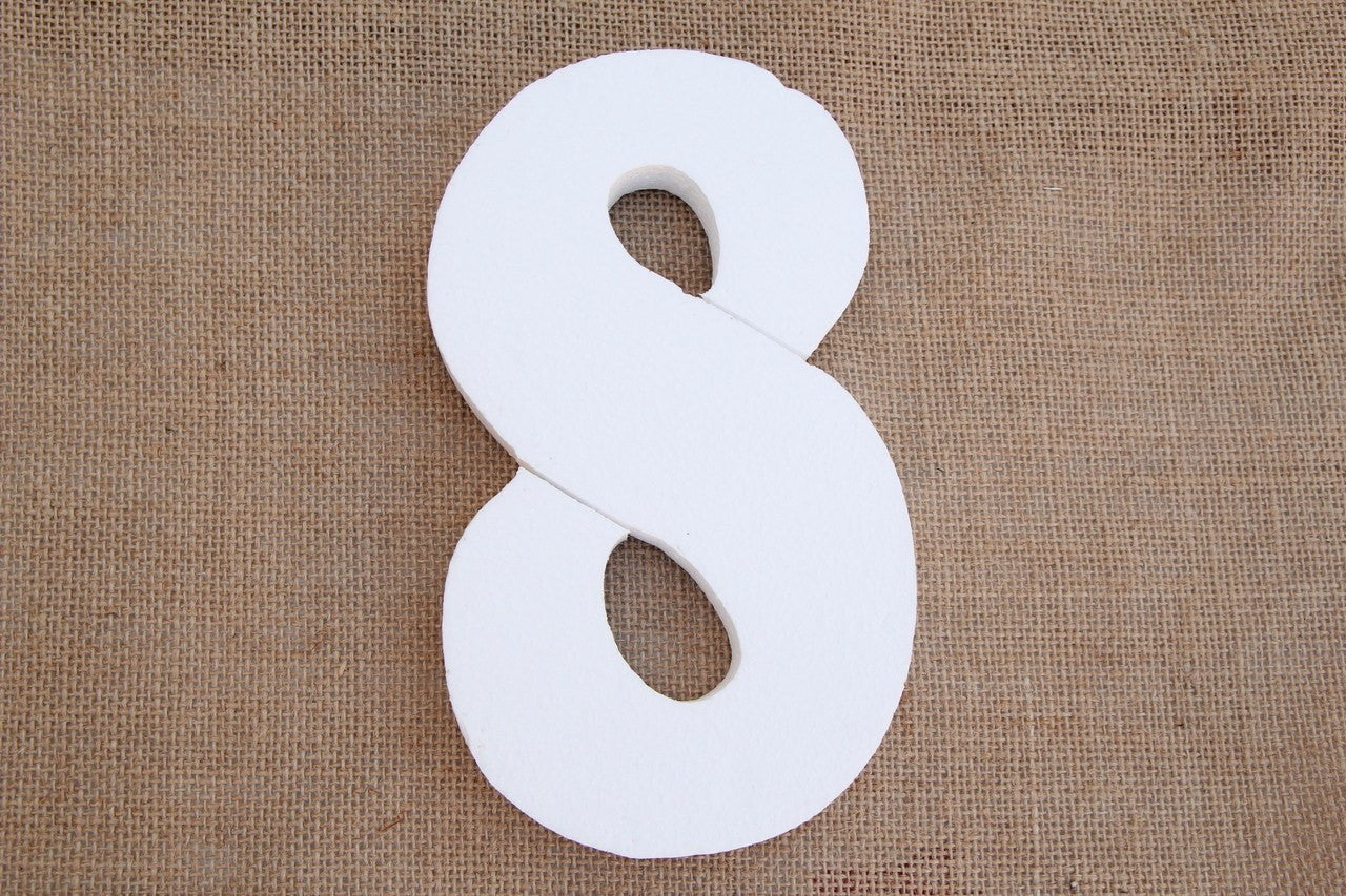 5" Foam Numbers (0 thru 9)