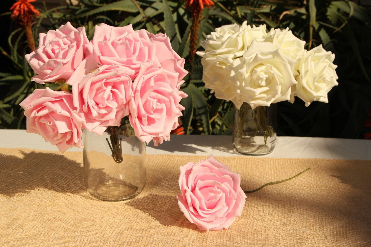 1 pc- 5" Foam Flowers with Stem