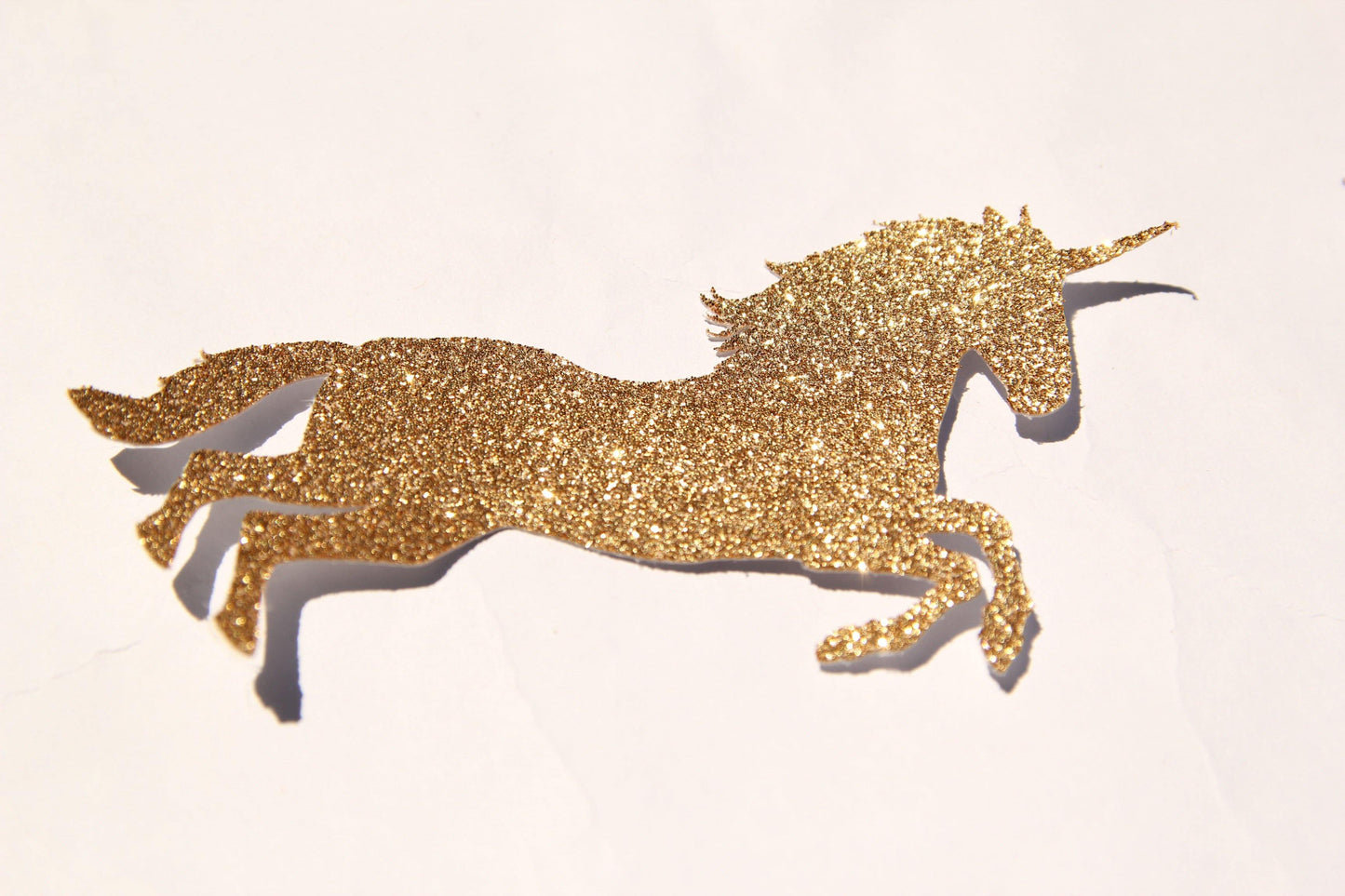 Gold Glitter Unicorn Diecuts (4 pieces)
