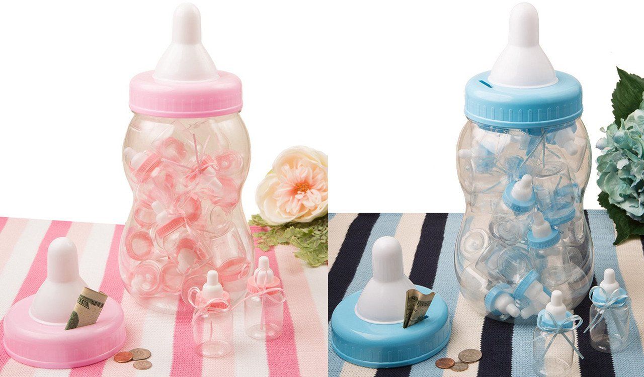 Pink & Blue Jumbo Size Baby Bottle (1 piece)