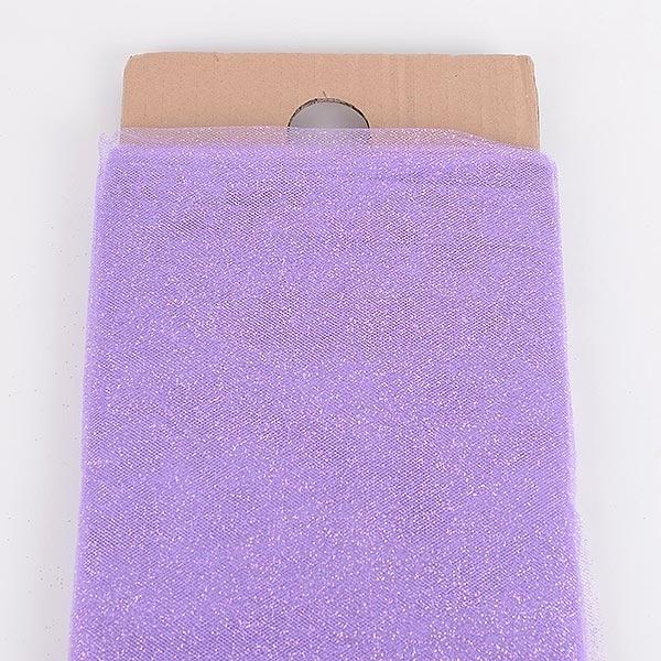 Lavender Glitter Tulle 54" x 10 Yards