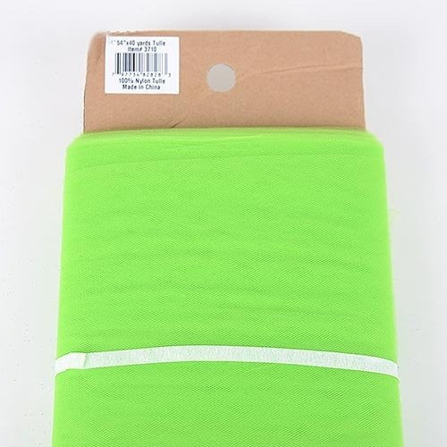 40 yards- Lime Tulle 54"