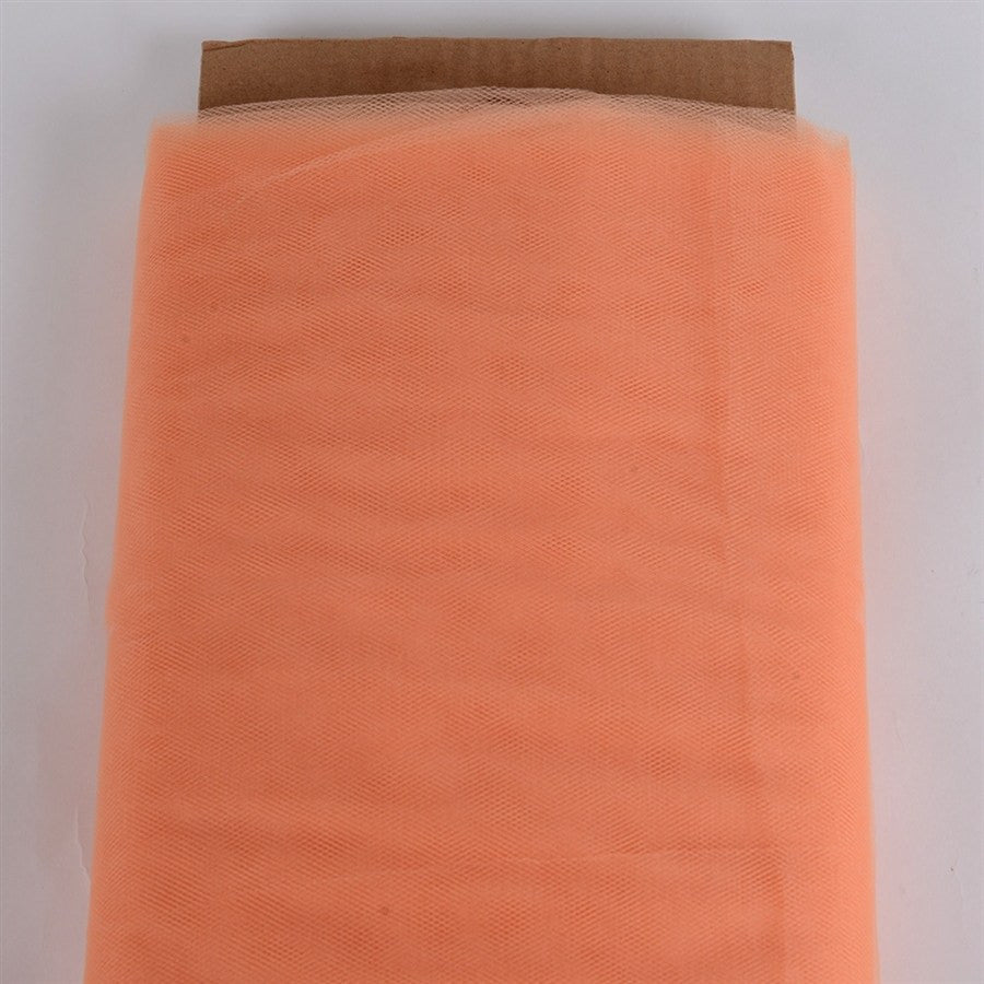 40 yards- Peach Tulle 54"