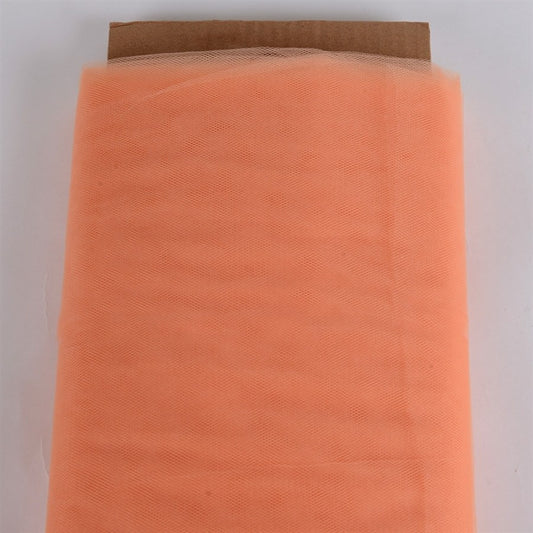 40 yards- Peach Tulle 54"