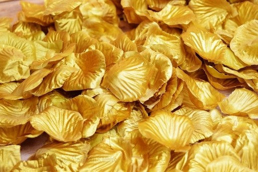 Silk Rose Petals - Gold Rose - 150 ct