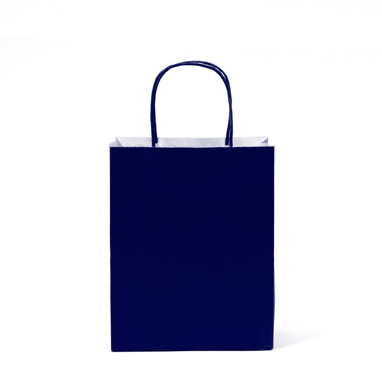12 pcs- Solid Navy Color Kraft Bag 8" x 10"