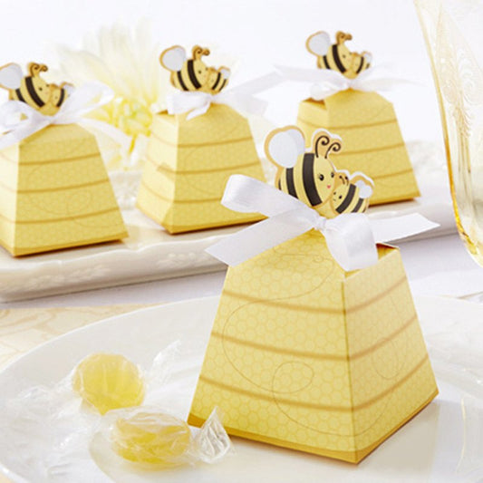 Bee Favor Boxes (12 pieces) - Americasfavors