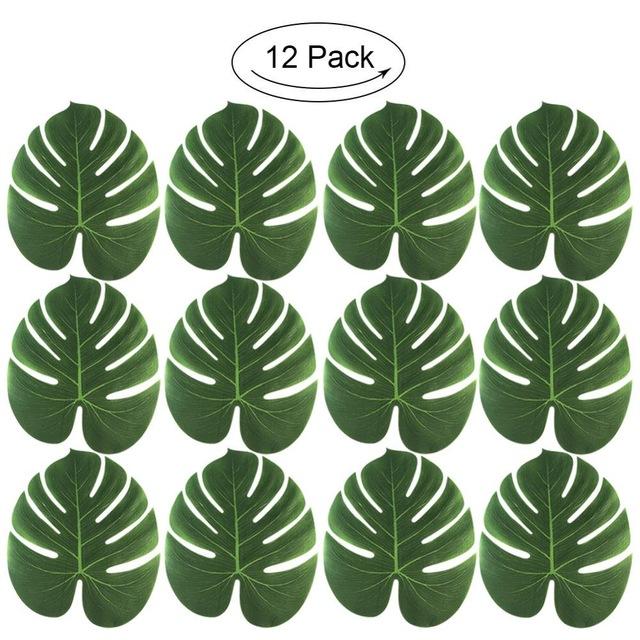 12 pcs - Monstera Leaves