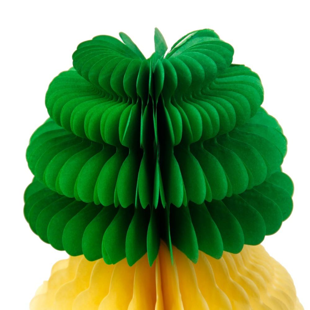 2 Ct- Pineapple Tissue Paper Honeycomb for Tropical Theme Party