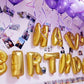 16" & 40" Celebration A thru Z Aluminum Foil Gold Party Balloon Decorations