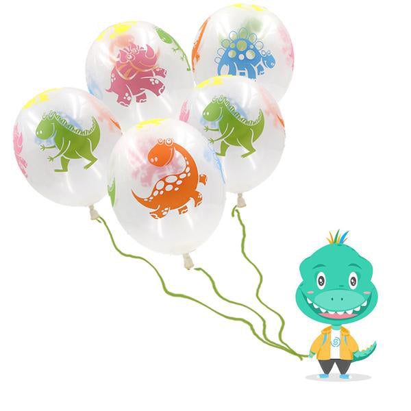 20 Count 12" Dinosaur Latex Balloons Party Decorations