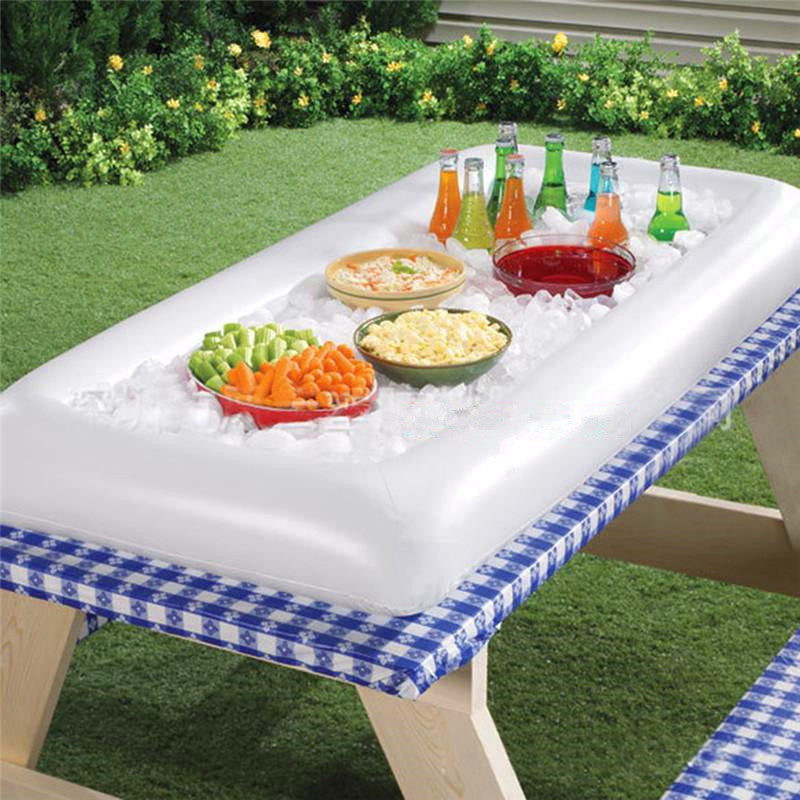 Inflatable Serving/Salad Bar Tray Food Drink Holder -- BBQ Picnic