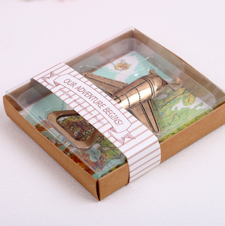 12 Cargo Airplane Beer/Wine Bottle Opener Favors