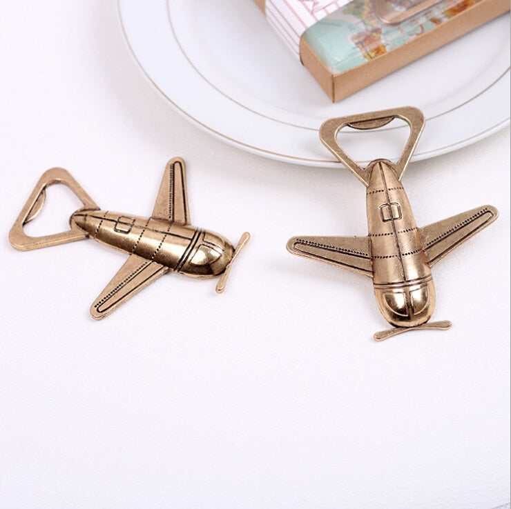 12 Cargo Airplane Beer/Wine Bottle Opener Favors