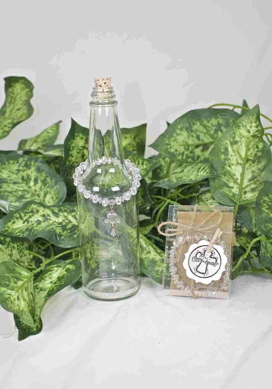 12 pcs-Beaded Rosaries White