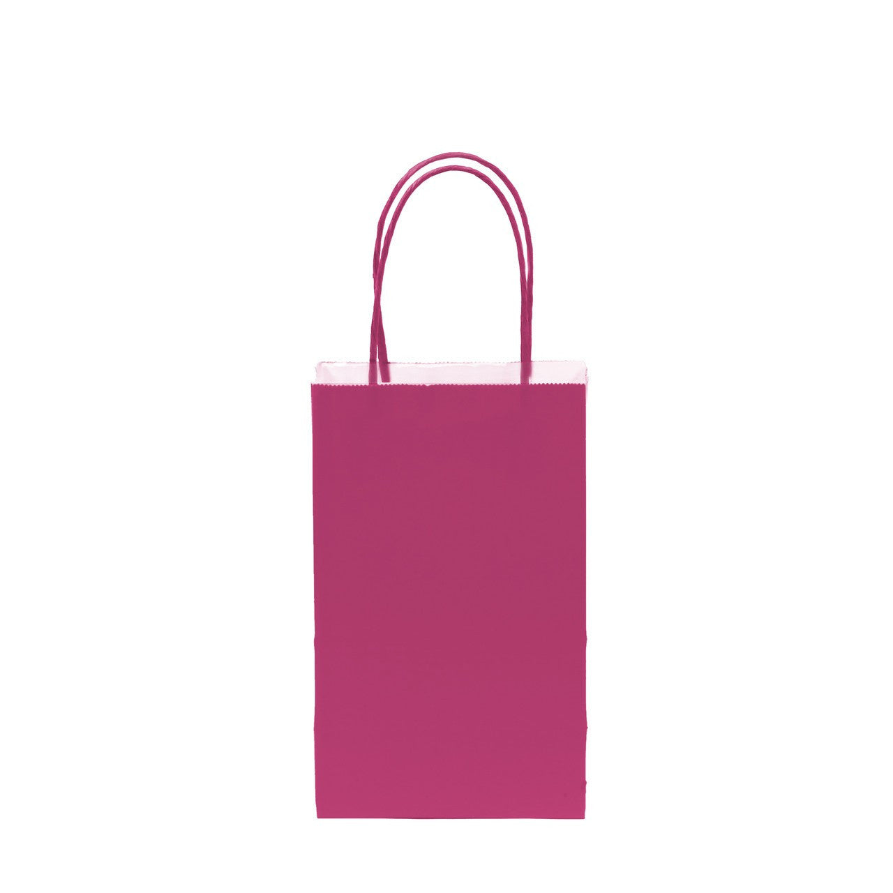 12 pcs- Solid Magenta Color Kraft Bag 5" x 8.25"