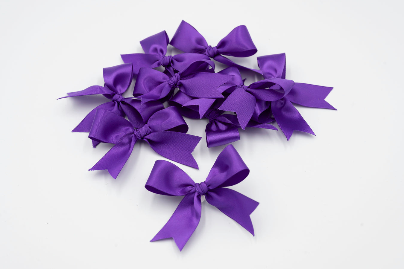 Satin Bows - 7/8" Ribbon - Pre-made - 12 Piece