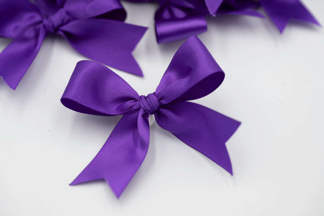 Satin Bows - 7/8" Ribbon - Pre-made - 12 Piece