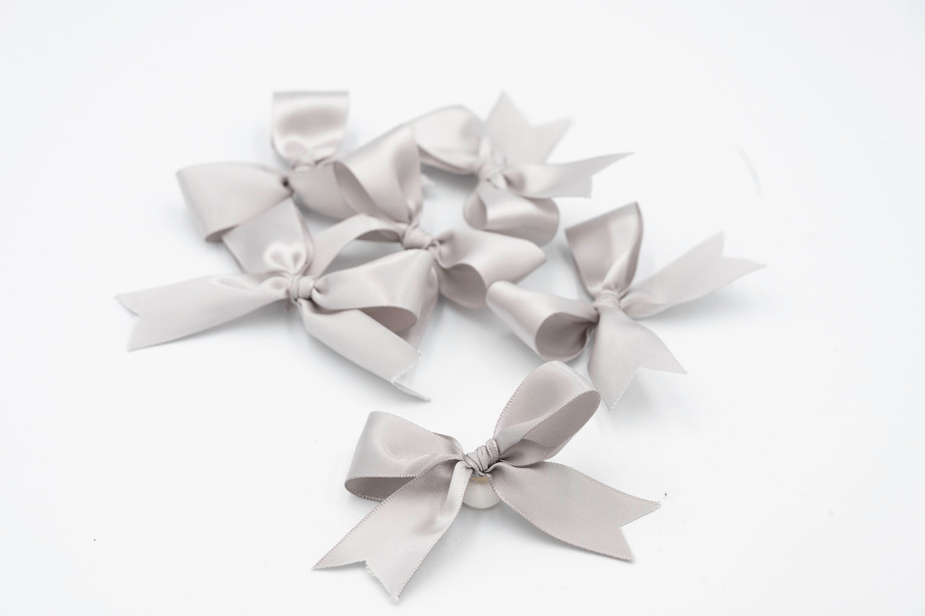 Satin Bows - 7/8" Ribbon - Pre-made - 12 Piece