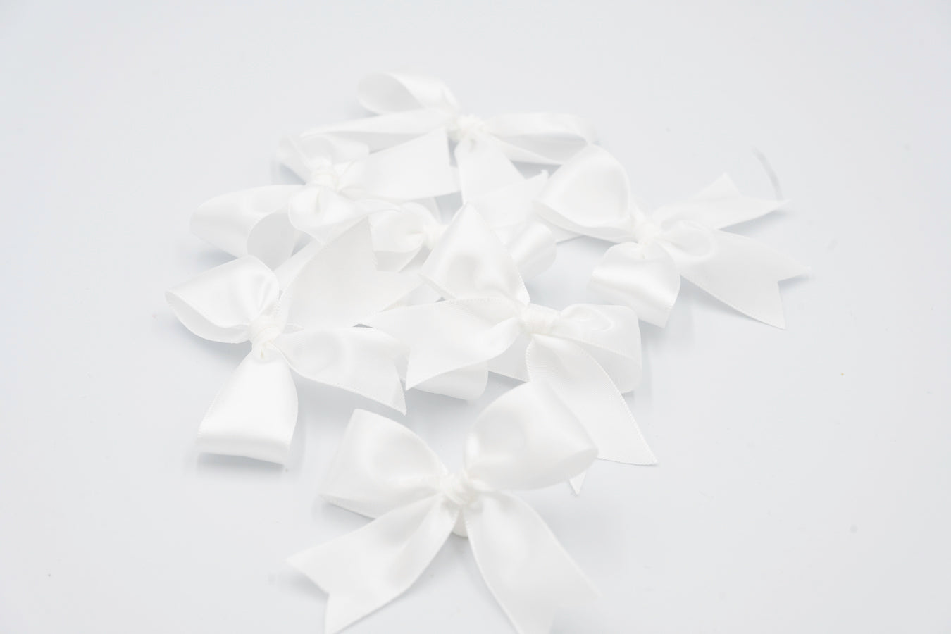 Satin Bows - 7/8" Ribbon - Pre-made - 12 Piece