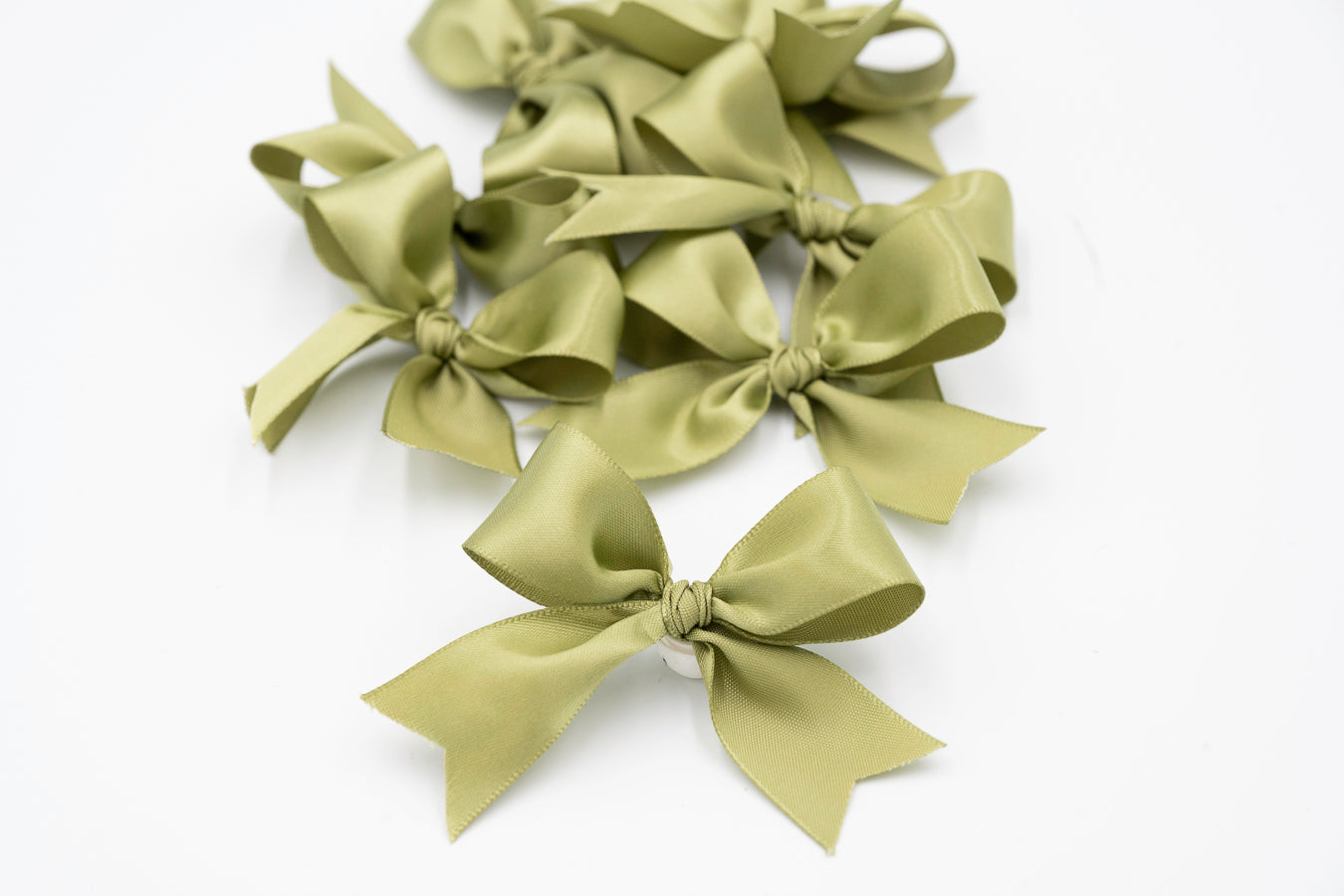 Satin Bows - 7/8" Ribbon - Pre-made - 12 Piece