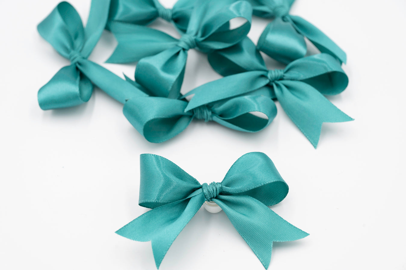 Satin Bows - 7/8" Ribbon - Pre-made - 12 Piece