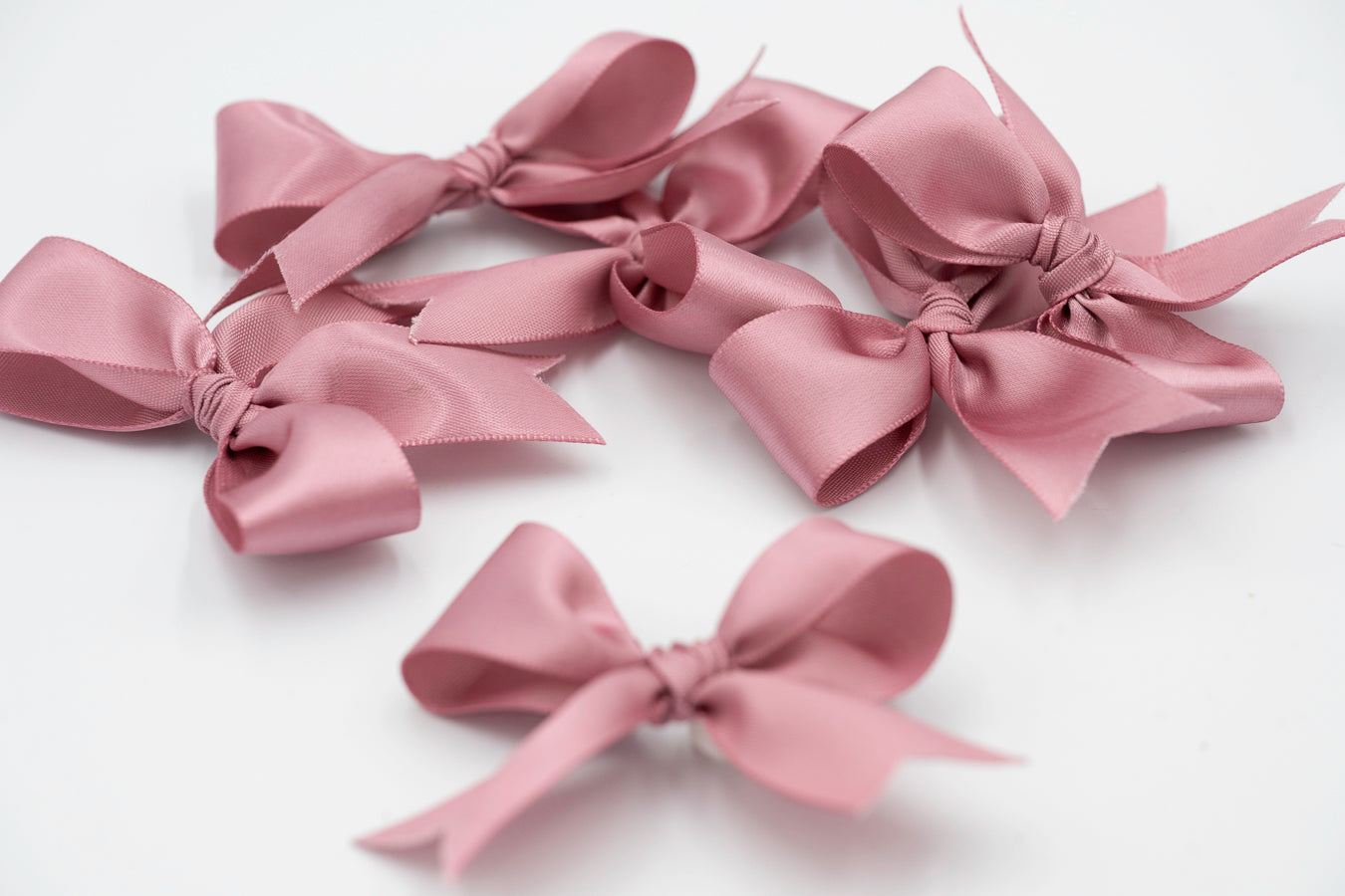 Satin Bows - 7/8" Ribbon - Pre-made - 12 Piece