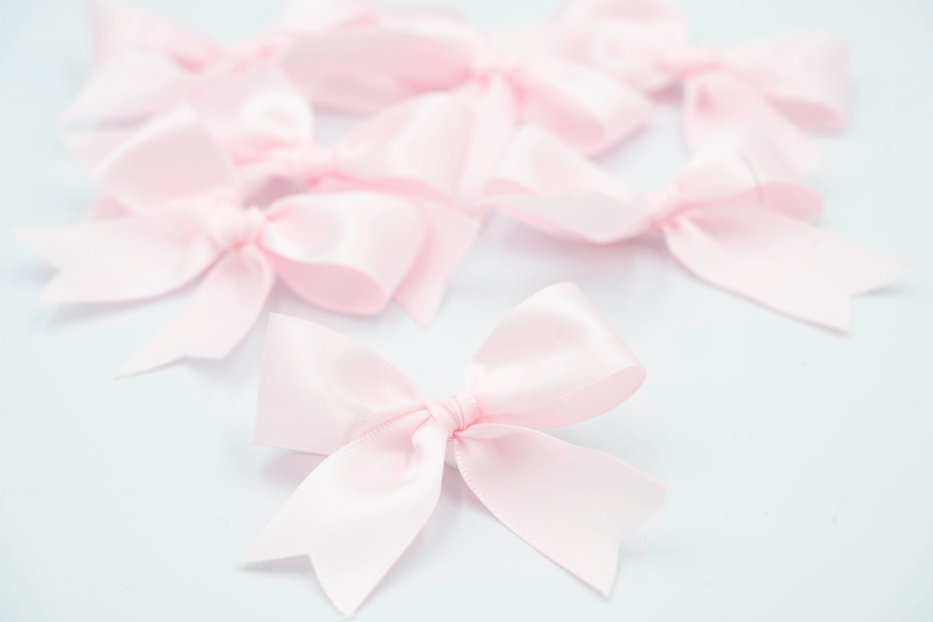 Satin Bows - 7/8" Ribbon - Pre-made - 12 Piece