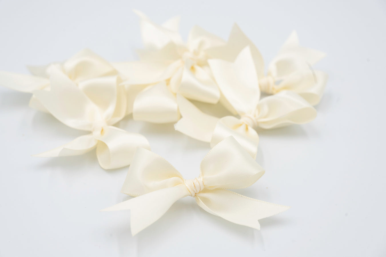 Satin Bows - 7/8" Ribbon - Pre-made - 12 Piece